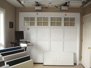 Showroom with a Garaga Cambridge CM door