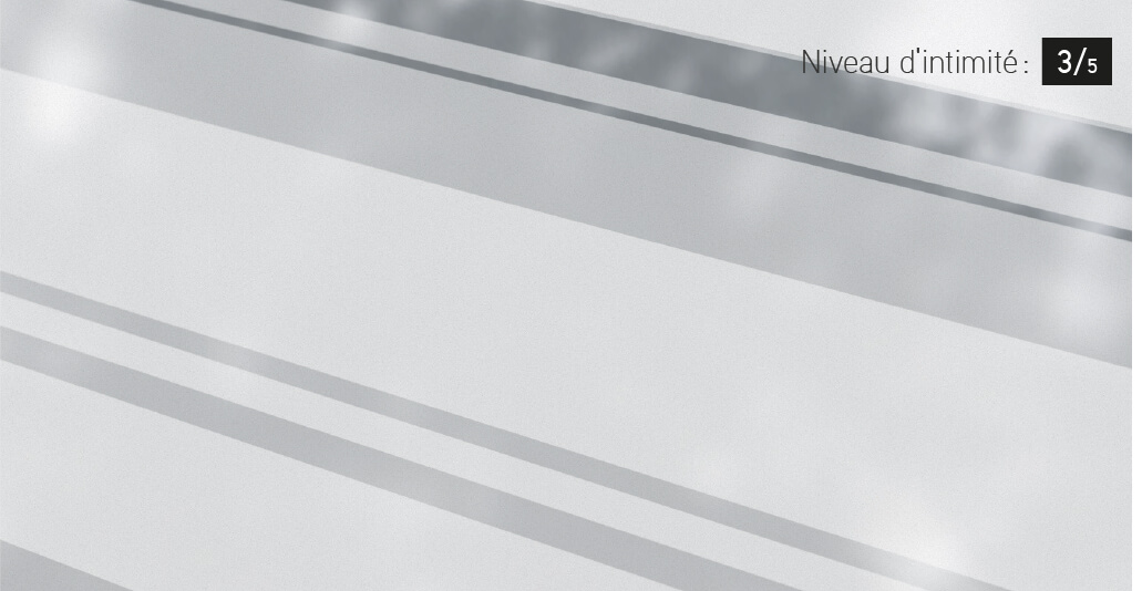 Le verre Azur apporte une touche de raffinement grâce à la délicatesse de leurs lignes minimalistes