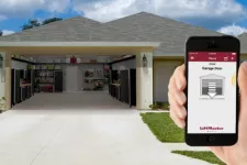 How can I set up my smartphone to open and close my garage?